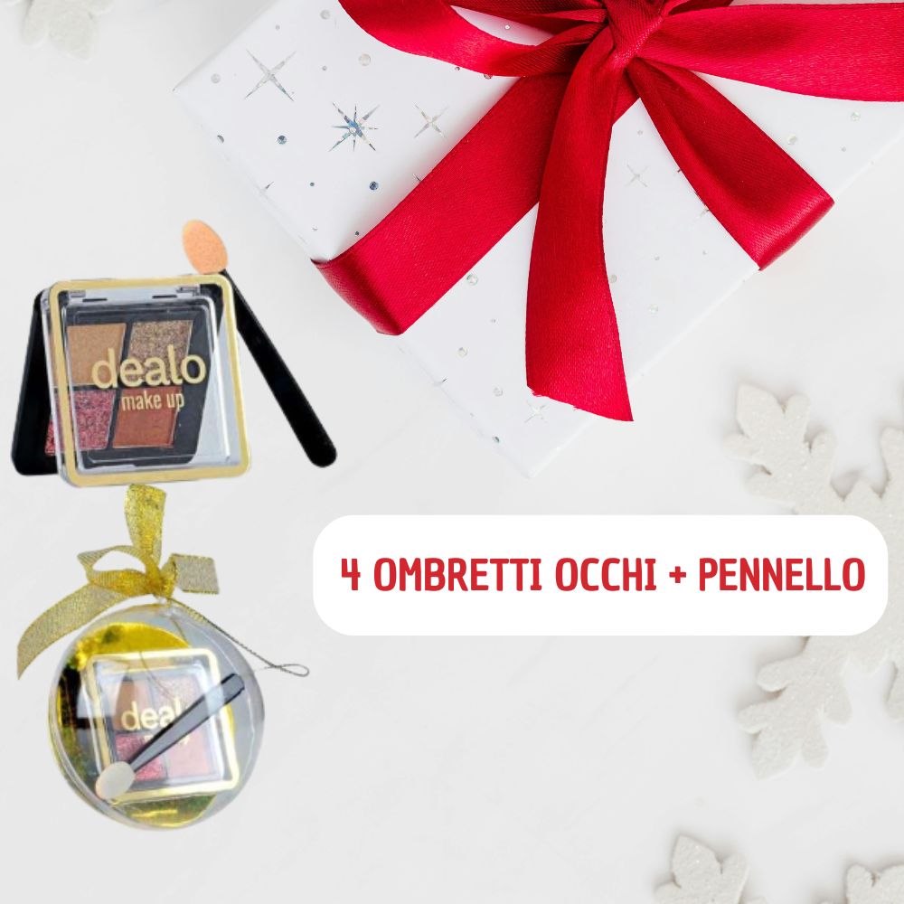 Dealo Make Up Mini Palette Ombretti con Applicatore Idea Regalo Natale