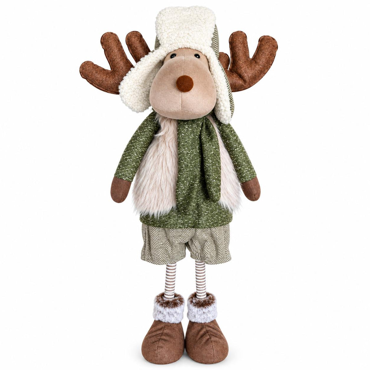 Famiglia Di Folletti Decorazioni Natalizie Renna Maschio 88 cm