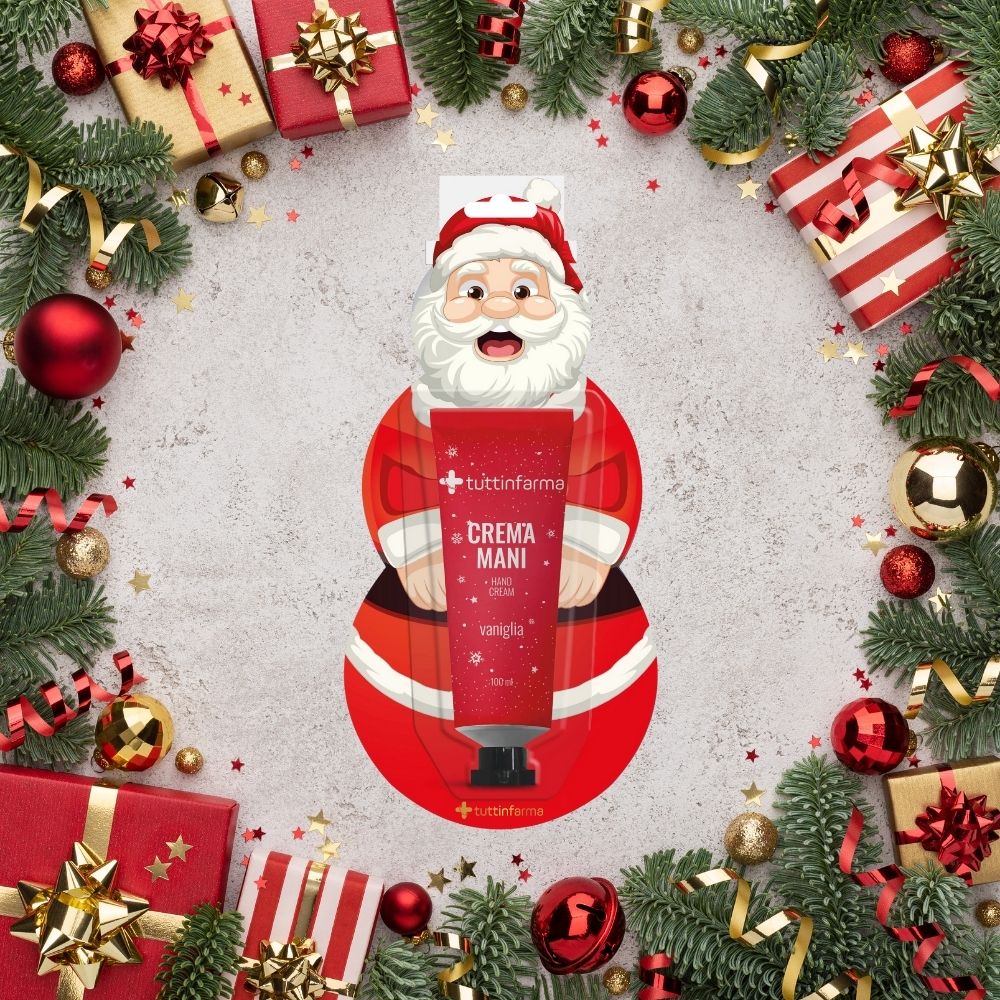 Tuttinfarma Crema Mani alla Vaniglia, 100 ml, Edizione Natalizia