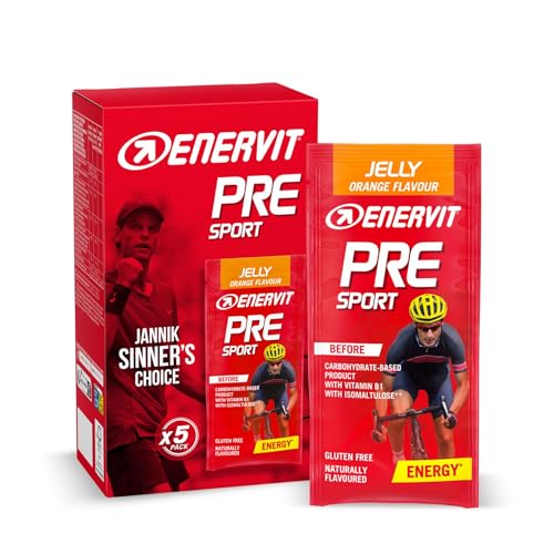 Enervit Pre Sport Gelatina Energetica Confezione da 5 pz gusto Arancia 45g