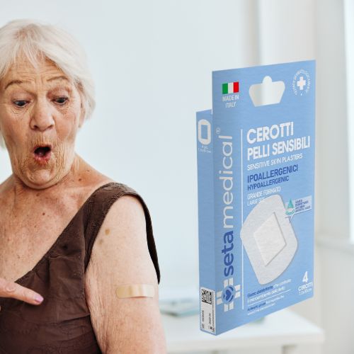 Setablu Cerotti Ipoallergenici Grande formato 4 Cerotti 7,5x10 cm