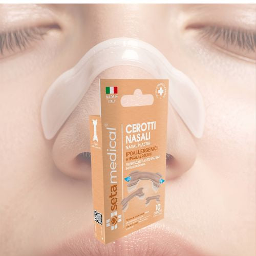 Setablu Cerotti per Respirazione Notturna 10 cerotti 5,6 x 1,8 cm