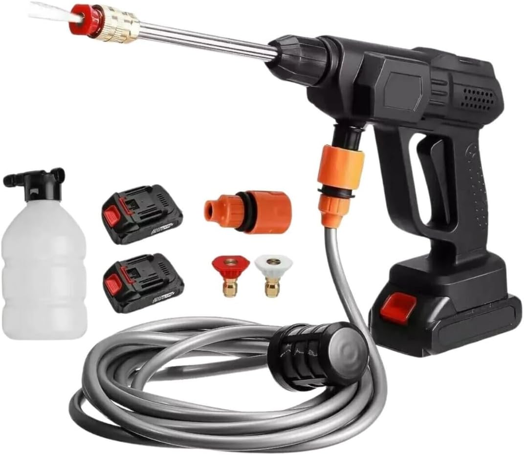 Idropulitrice a batteria Professionale 42V portatile 2 batterie 8000mAh tubo 5MT