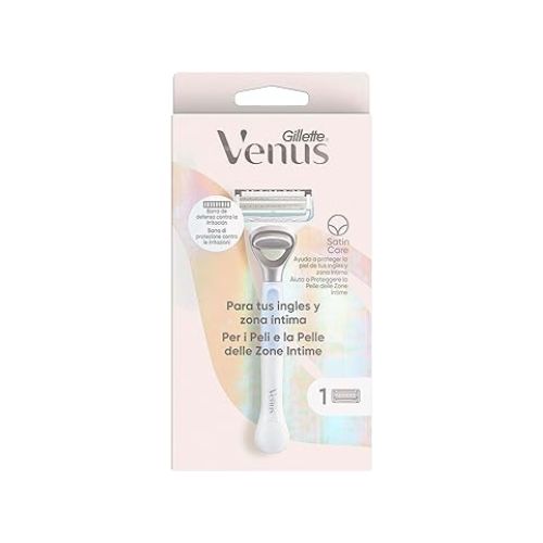 Gillette venus - 1 rasoio per depilazione zona intima + 1 lametta di ricambio
