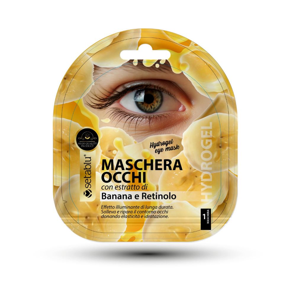 Setablu Maschera Occhi Hydrogel con Estratto di Banana e Retinolo