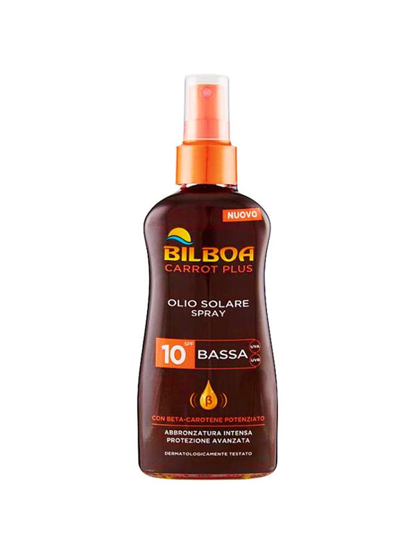 Bilboa Carrot Plus, Olio Solare Spray SPF 10 - 200 ml