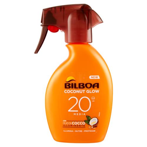 Bilboa Coconut Glow Spf20 Media con Olio di Cocco Illuminante 250 ml