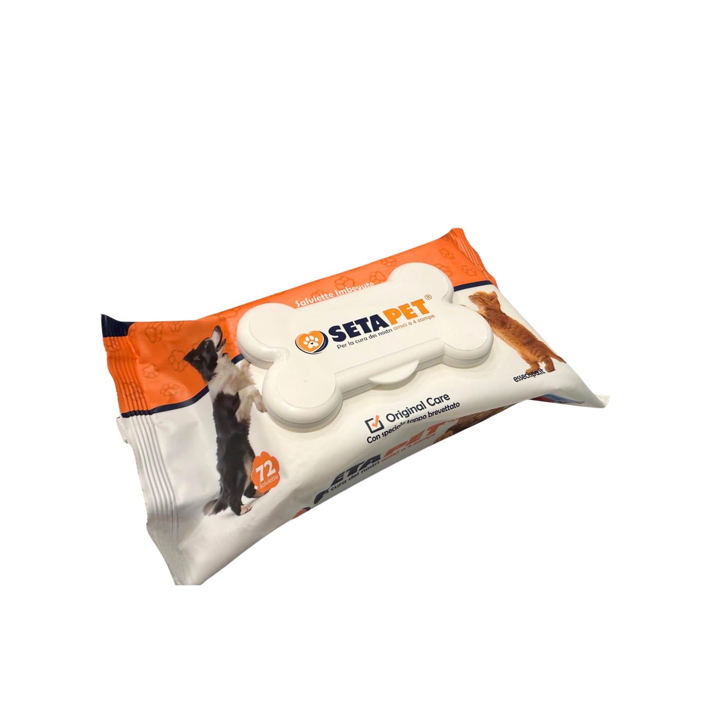 Setablu 72 Salviette Imbevute Setapet per la cura degli amici a 4 zampe