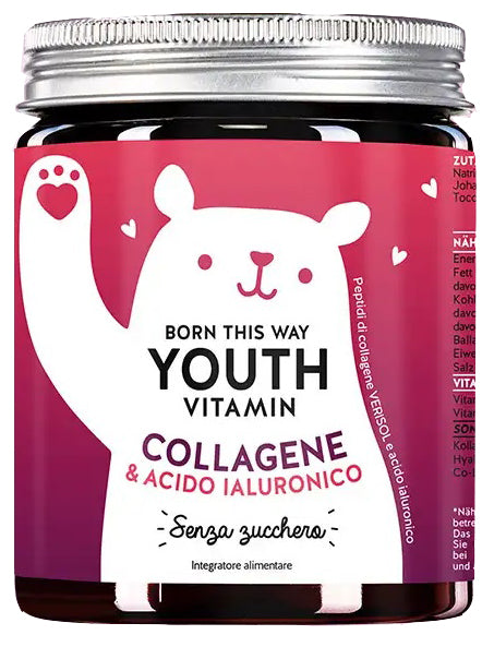 Bears Benefits Born This Way Youth Vitamin Collagene & Acido Ialuronico 45 Orsetti Gommosi
