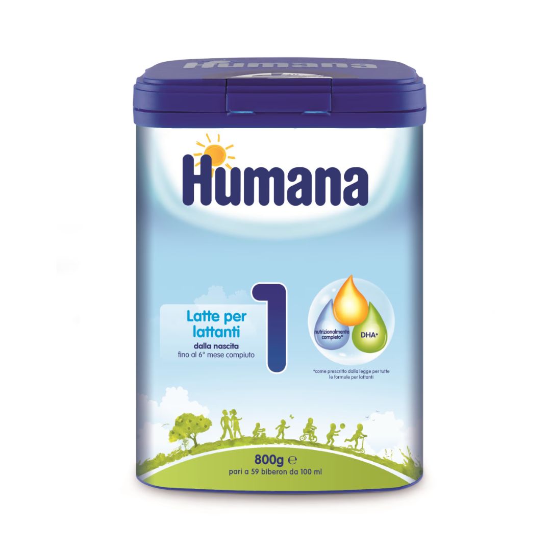 Humana 1 Latte In Polvere per Lattanti Confezione 800g