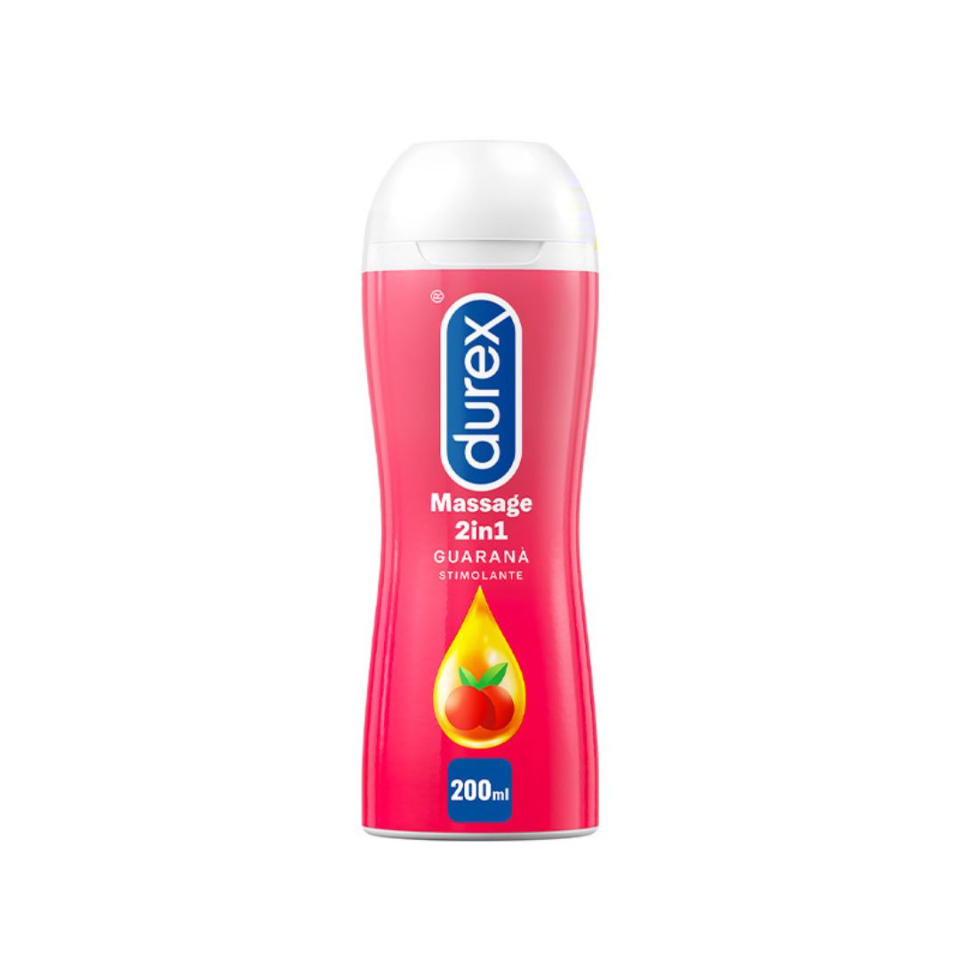 Durex Massage 2 in 1 Guaranà Gel Lubrificante 200 ml