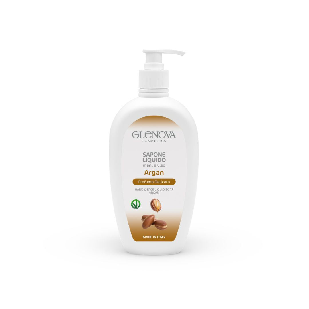 Glenova Sapone Liquido Mani e Viso Argan 500ml Rebirth 20 Glenova Sapone Liquido Mani e Viso Argan 500ml Rebirth 20