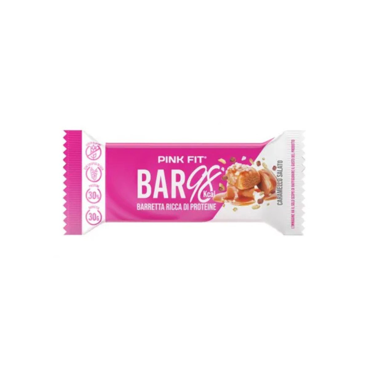 Pink Fit Bar 98 Barretta Proteica Caramello Salato 30 g