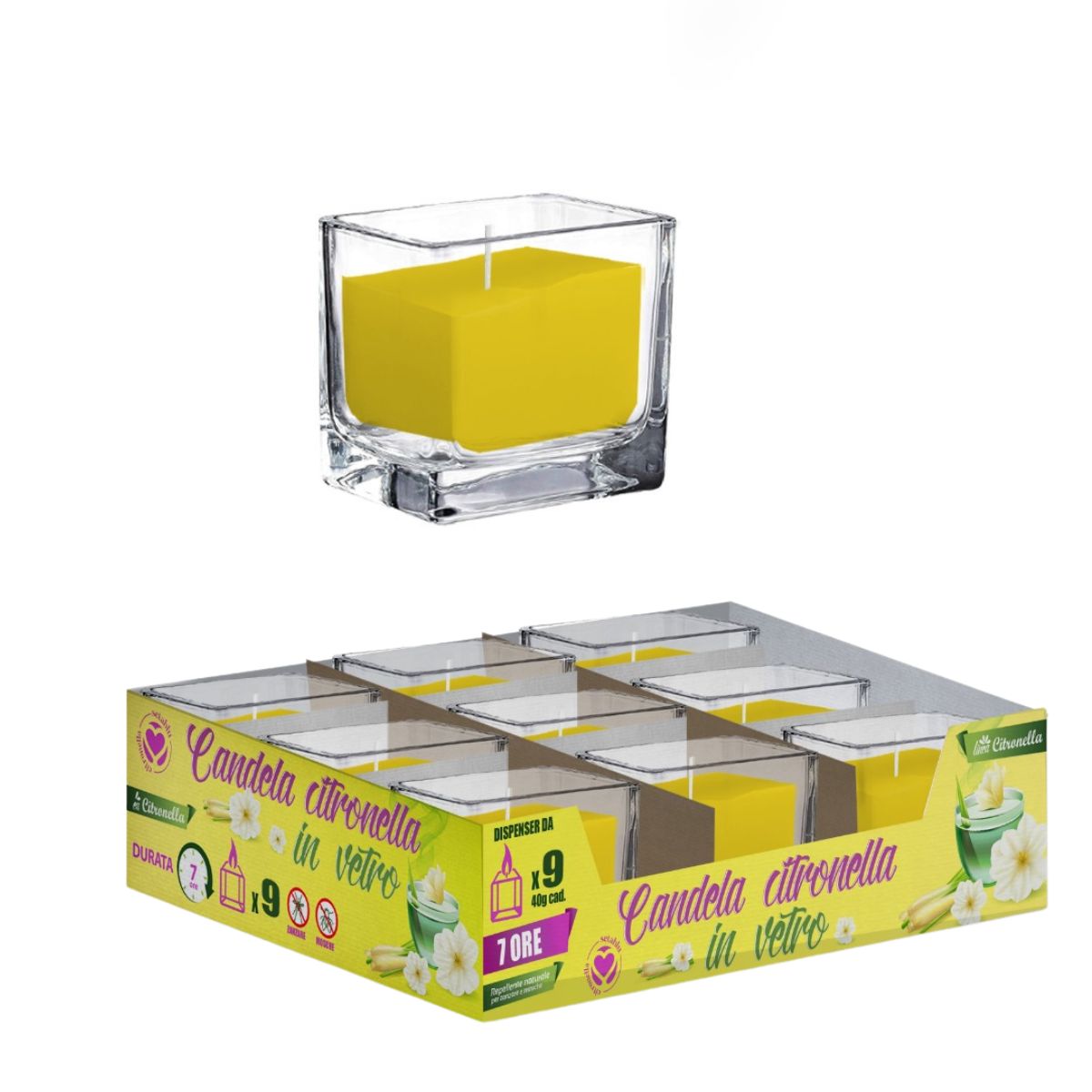 Setablu linea Citronella Candela Citronella 40 gr