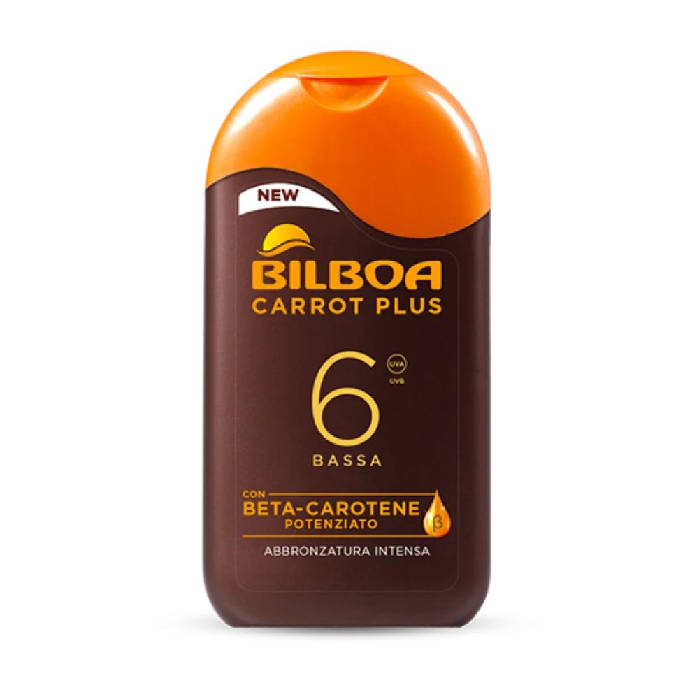 Bilboa Carrot Plus Latte Solare Spf6 Bilboa Protezione Bassa 200 ml