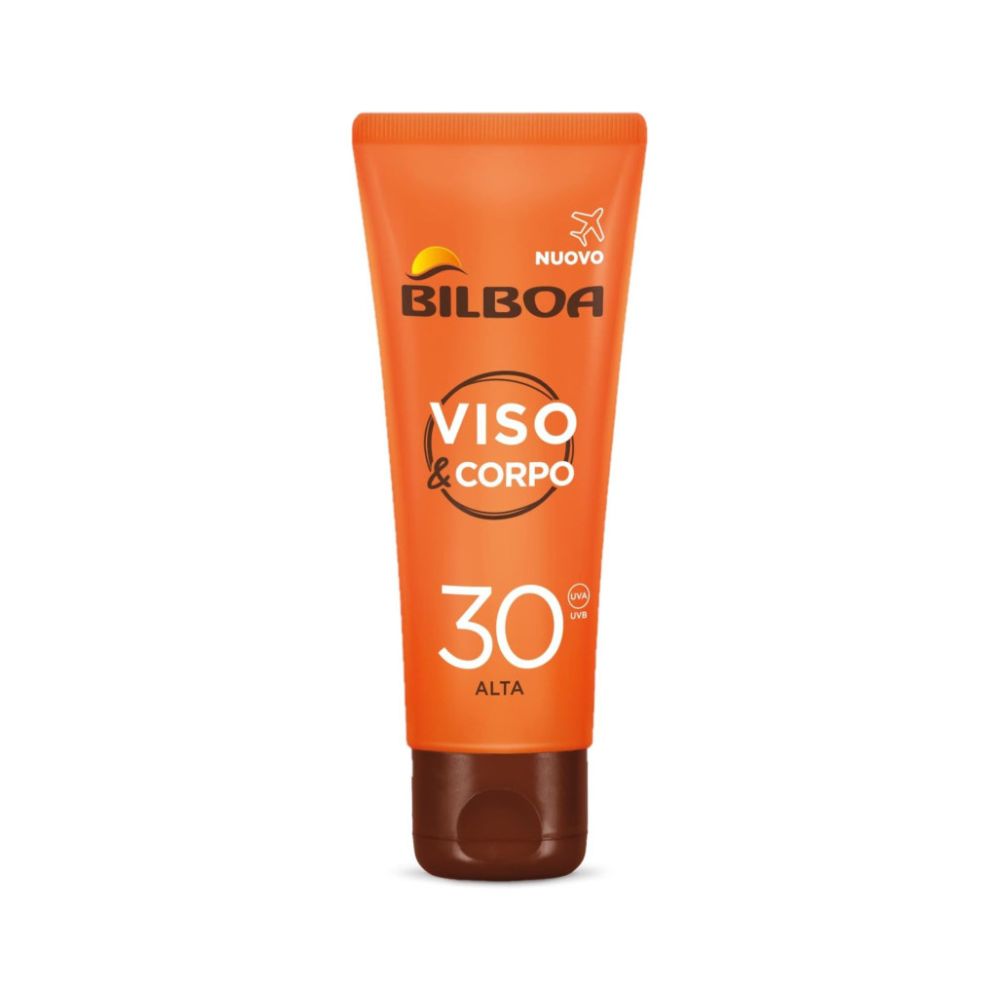 Bilboa Crema Viso e Corpo Protezione SPF 30 Formato Viaggio 75ml Solari