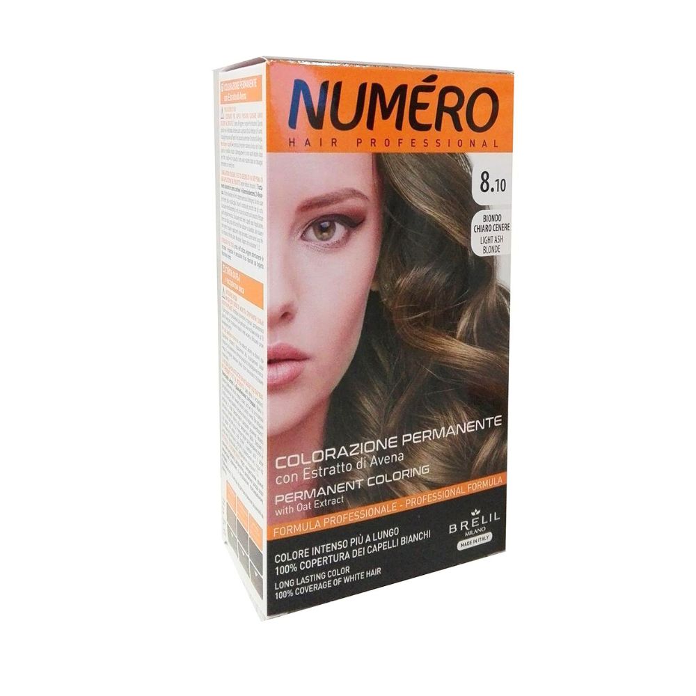 Numero Tinta Colorazione Permanente 8.10 Biondo Chiaro Cenereo