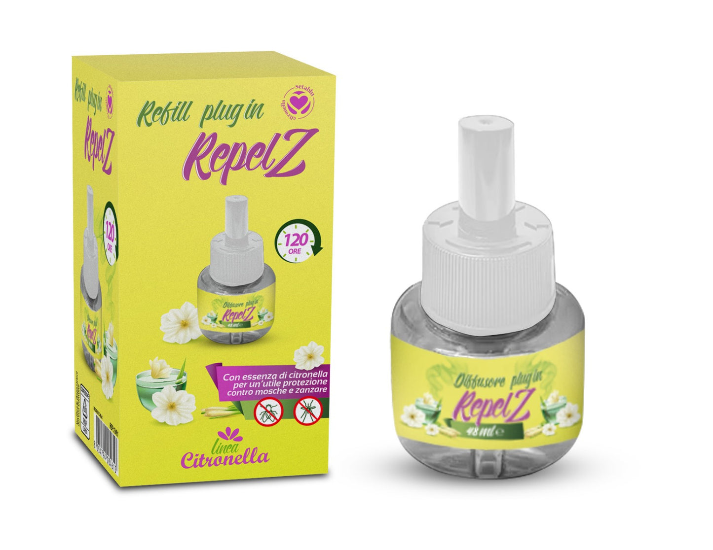 Setablu linea Citronella Refill plug in Repel Z