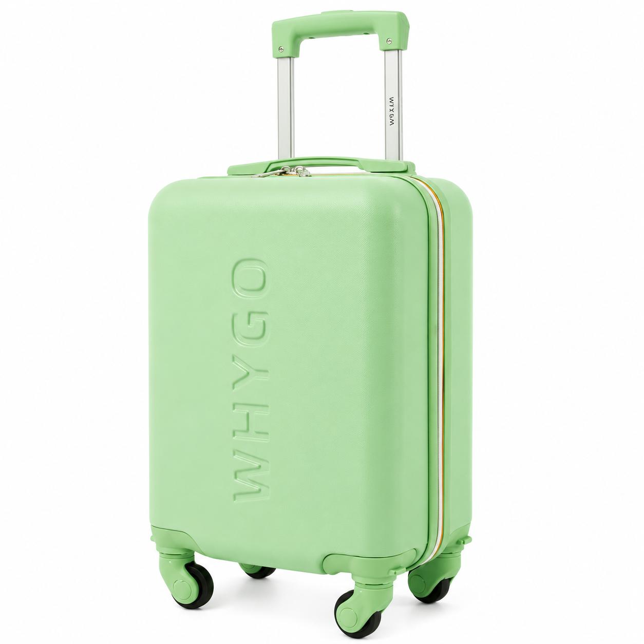 WhyGo Trolley 40x30x20 Bagaglio a Mano colore Verde chiaro