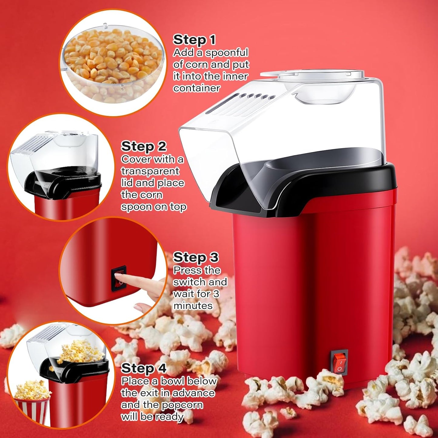 Jordan Macchina Pop Corn Pronti in 3 Minuti