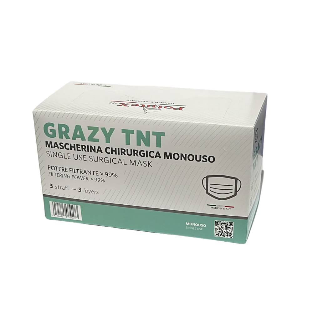 Pointex Grazy Mascherina Chirurgica Monouso 50 pz
