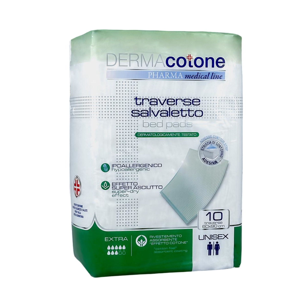 Dermacotone Traversa Salvaletto 10 pezzi 60x 90 cm Unisex