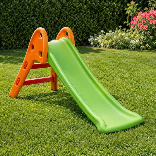 Scivolo per Bambini Pieghevole 110x56x71 cm Max 50kg dai 2-4 Anni