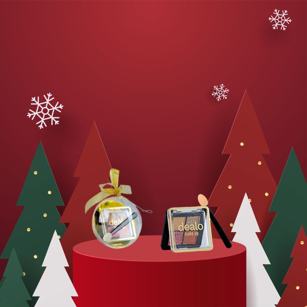 Dealo Make Up Mini Palette Ombretti con Applicatore Idea Regalo Natale