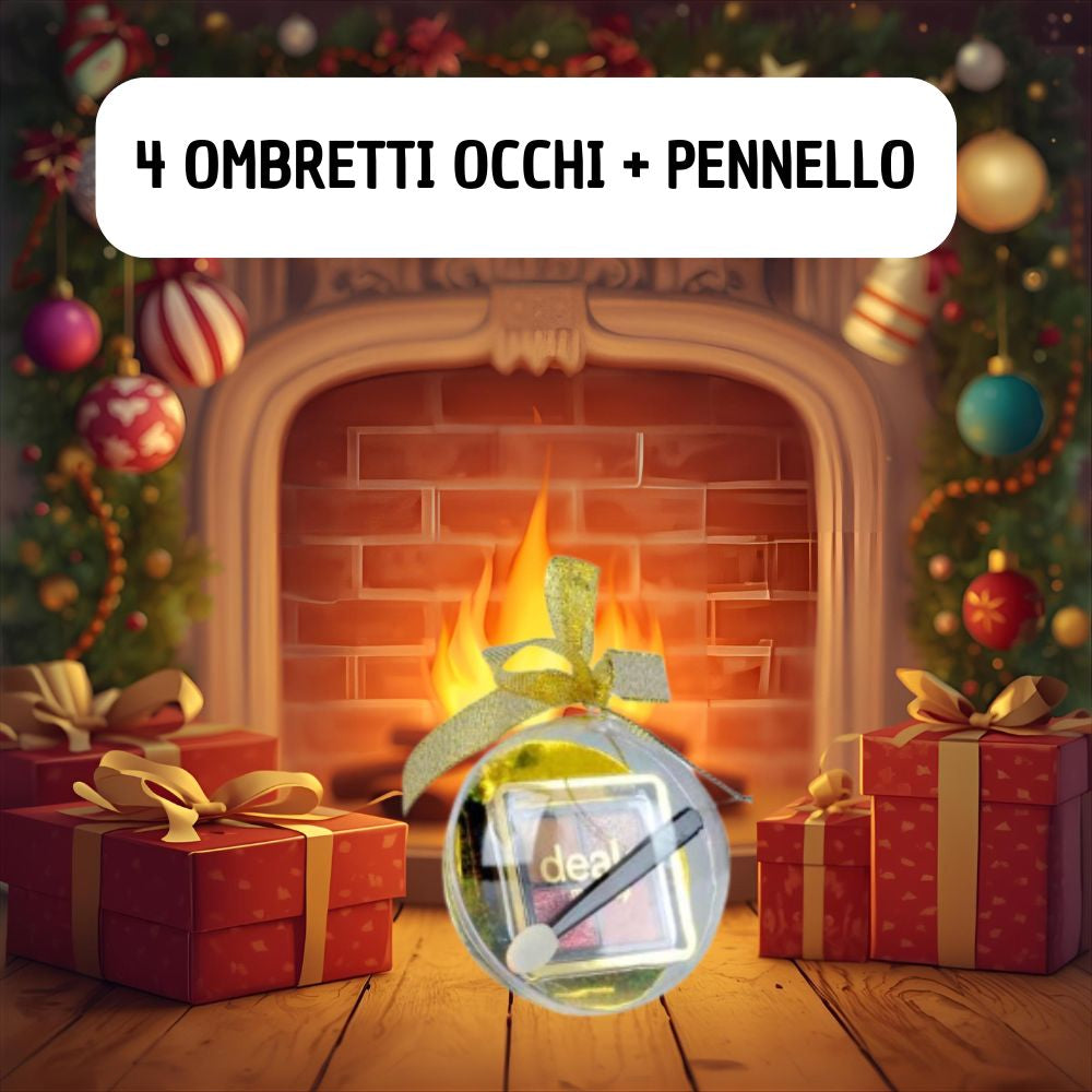 Dealo Make Up Mini Palette Ombretti con Applicatore Idea Regalo Natale