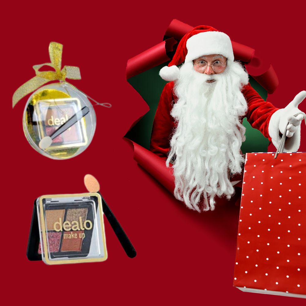 Dealo Make Up Mini Palette Ombretti con Applicatore Idea Regalo Natale