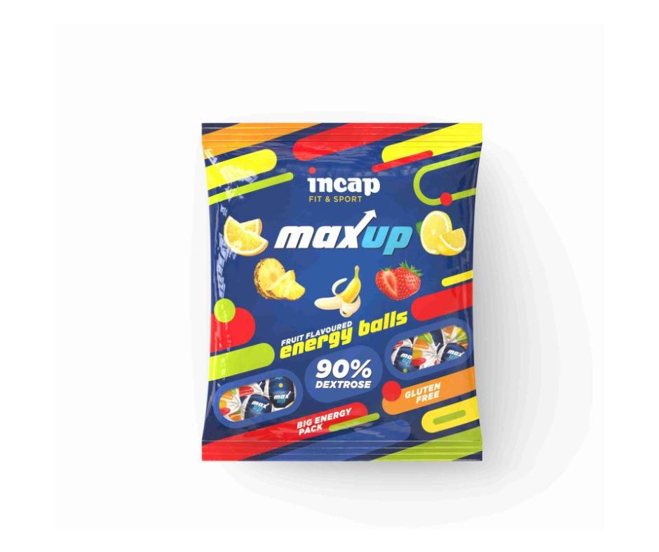 Incap MaxUp Energy Balls Caramelle Energetiche alla Frutta 100 gr