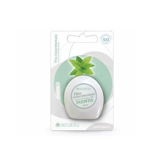 SetaBlu Filo Interdentale alla Menta 50 m