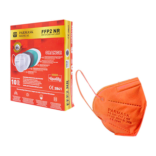 Parmask Mascherina Ffp2 Arancione 10pz