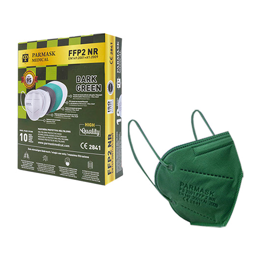 Parmask Mascherina Ffp2 Verde 10pz