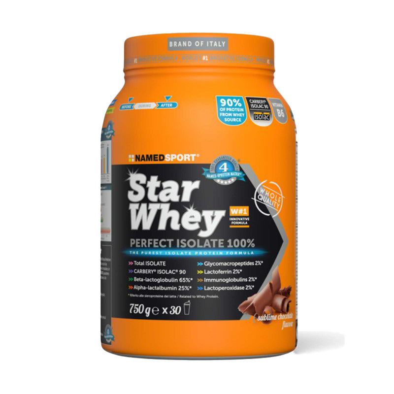 Named Sport Star Whey Isolate 100% Sublime Chocolate 750g