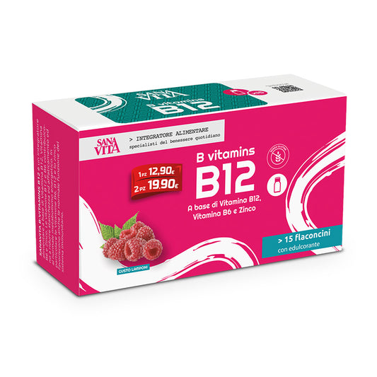 Paladin Pharma Sanavita B-Vitamins Vitamina B12 15 Flaconcini