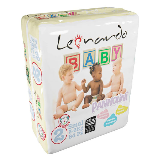 Leonardo Baby - Pannolini Taglia 2 (3-6 kg) 84 pz