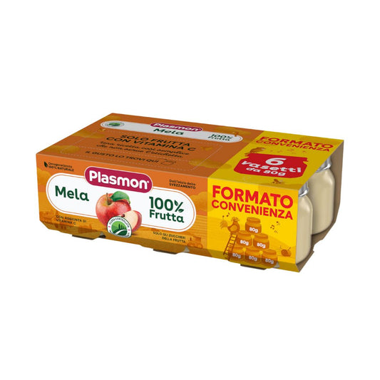 Plasmon Omogeneizzato Frutta alla Mela 6x80g