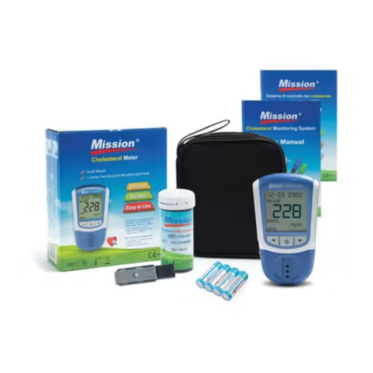 Gima Mission Analizzatore Colesterolo 3 in 1 Test Completo Lipidi e Glucosio