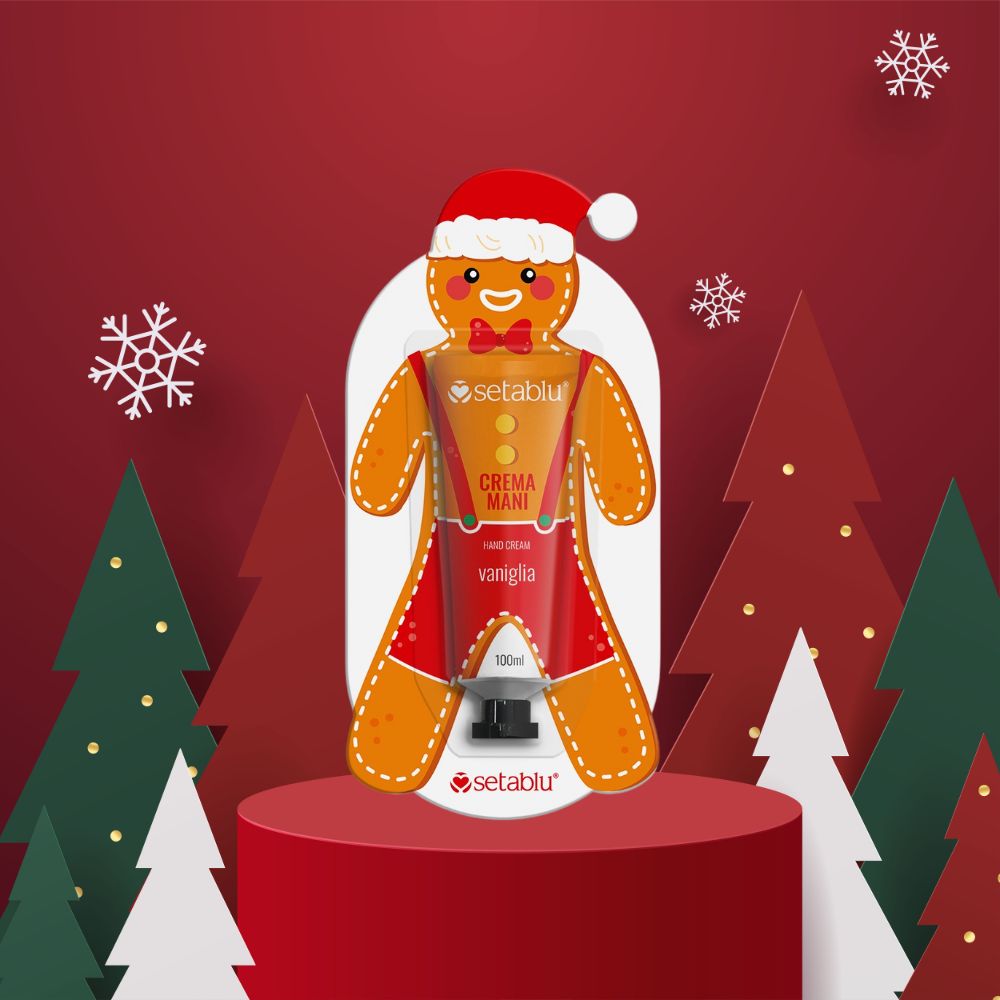 Setablu Crema Mani Vaniglia 100ml Edizione Natalizia Gingerbread idea regalo