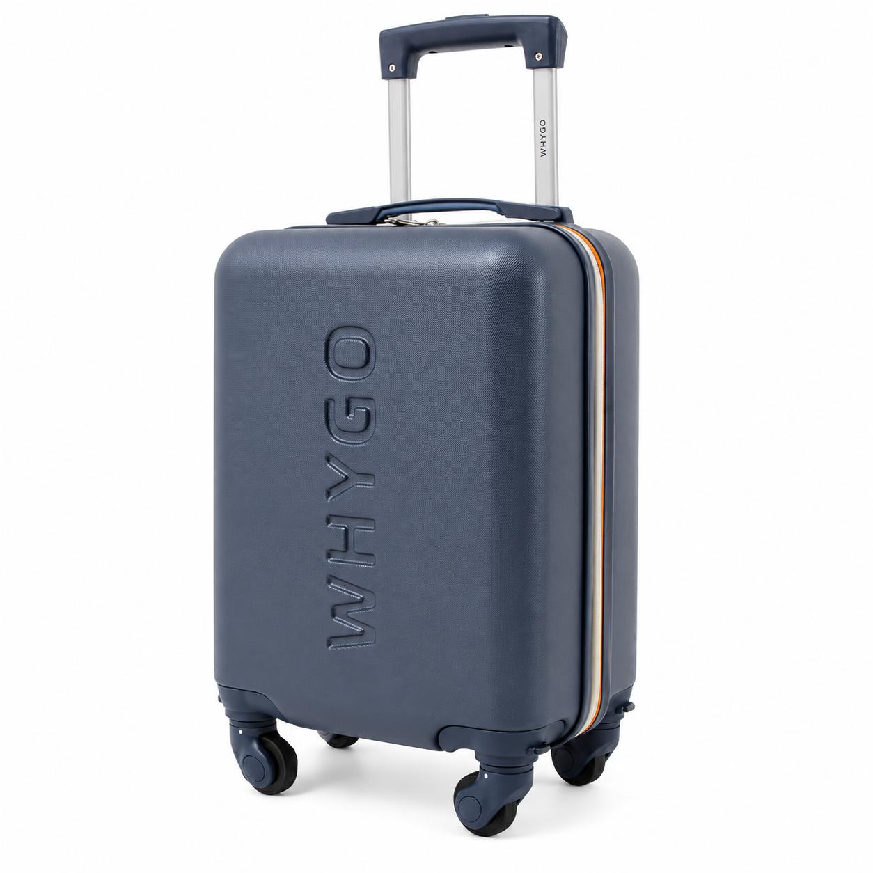 WhyGo Trolley 40x30x20 Bagaglio a Mano colore Blu Navy