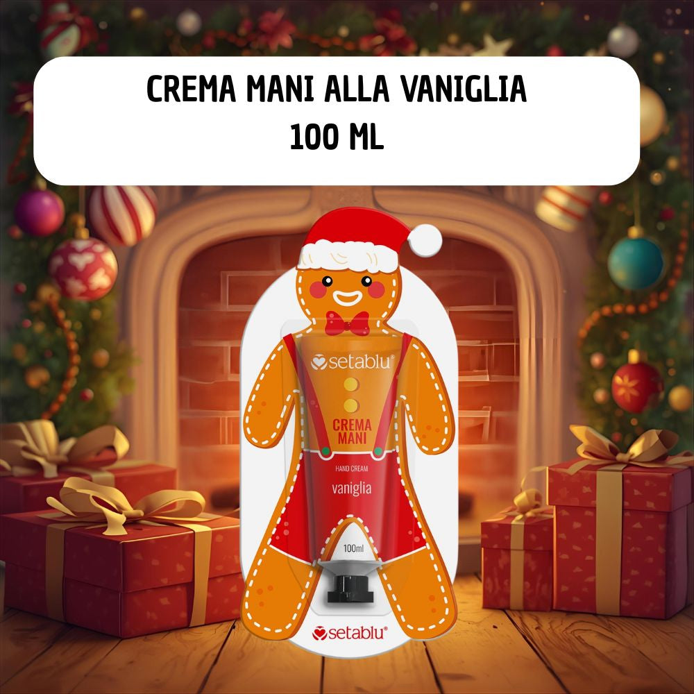 Setablu Crema Mani Vaniglia 100ml Edizione Natalizia Gingerbread idea regalo