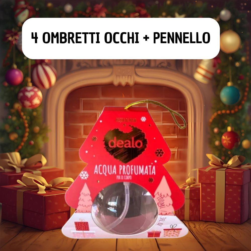 Dealo Acqua Profumata per il Corpo 100ml Confezione ad Albero Idea Regalo