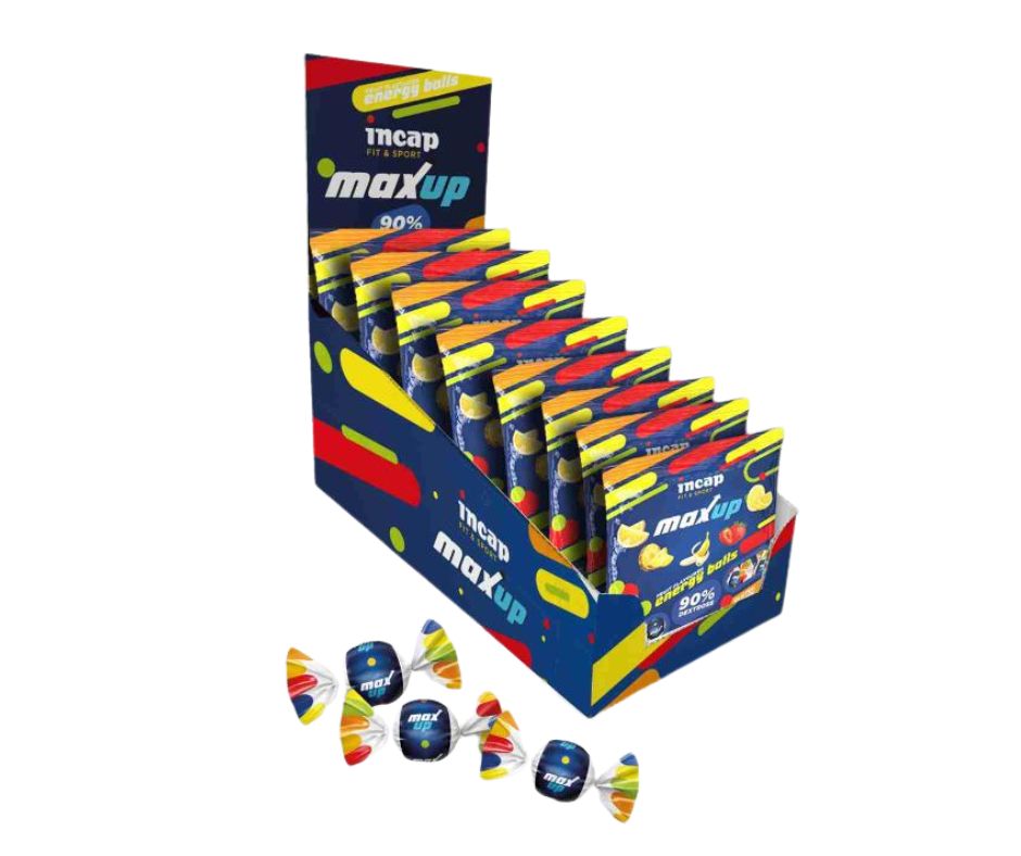 Incap MaxUp Energy Balls Caramelle Energetiche alla Frutta 100 gr