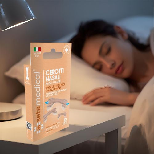 Setablu Cerotti per Respirazione Notturna 10 cerotti 5,6 x 1,8 cm