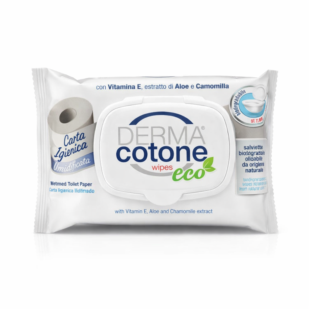 Dermacotone Salviettine Carta Igienica Umidificata 20 Pezzi