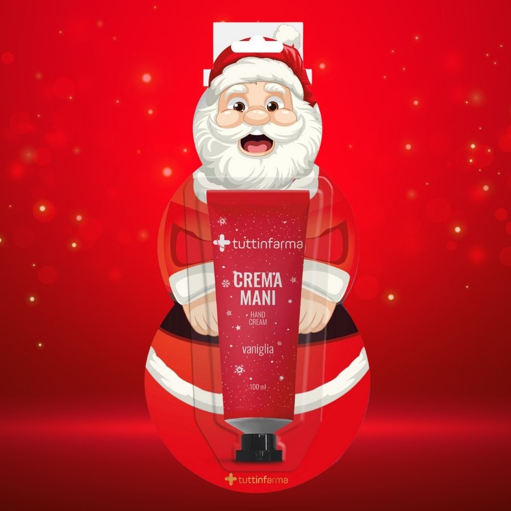 Tuttinfarma Crema Mani alla Vaniglia, 100 ml, Edizione Natalizia