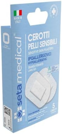 Setablu Cerotti Ipoallergenici Grande formato 5 Cerotti 7,5x5 cm