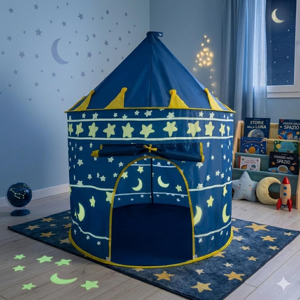 Tenda per Bambini 105x105x135 Blu