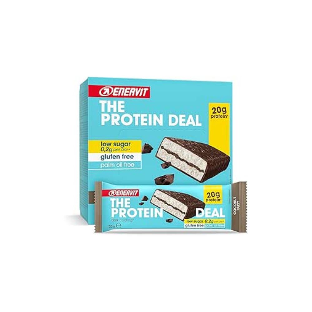 Enervit The Protein Deal 12 Barrette Proteiche gusto Coconut Party 55g